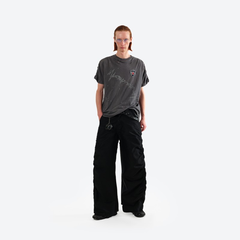 Ruched Moleskin Casual Trousers